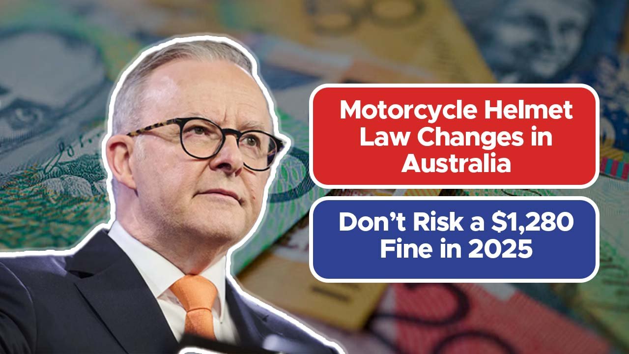 Motorcycle Helmet Law Changes in Australia – Don’t Risk a $1,280 Fine in 2025